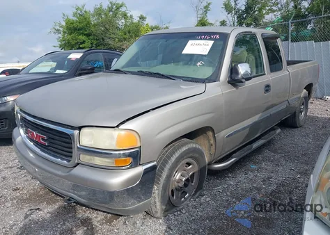 2002 GMC Sierra 1500 Sle из США, поврежденный, VIN 2GTEC19V221354997